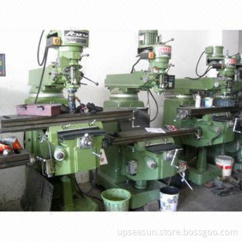 Angle head milling with R8 or NT30 taper